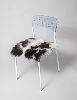 Nakładka na krzesło ze skóry owczej - multikolor jacobs