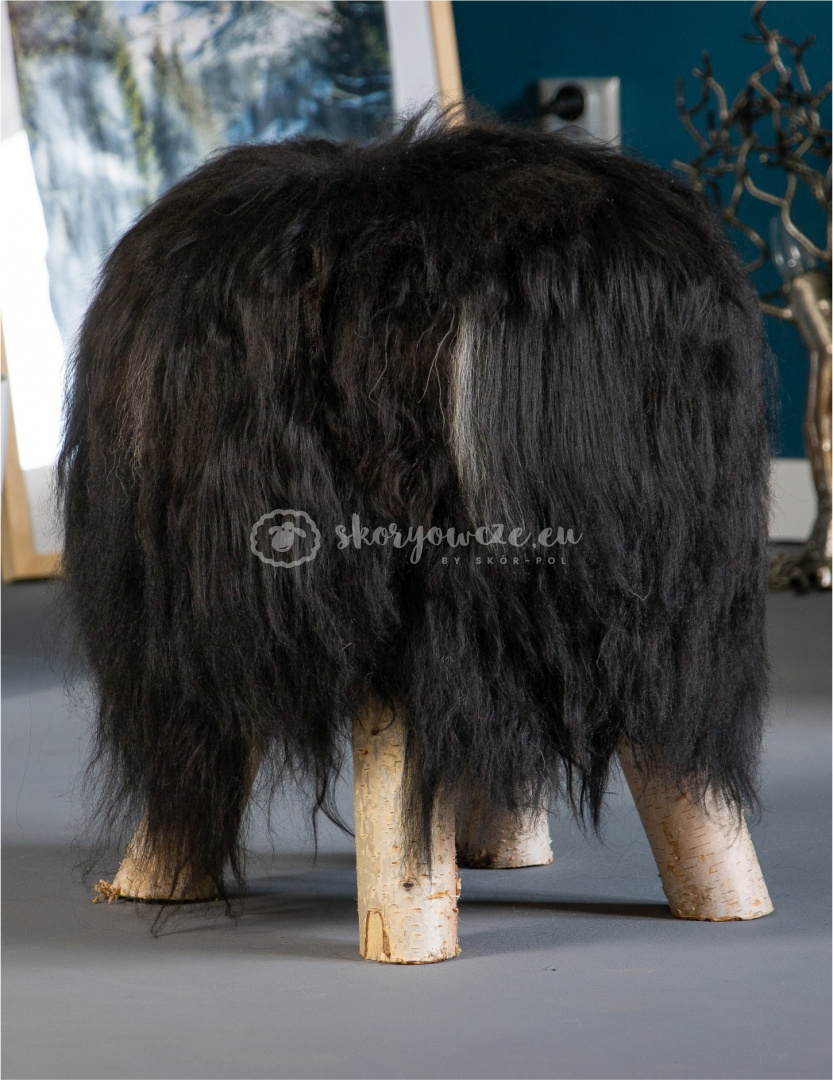 Sheepskin Chair / Black Sheepskin Chair / Black