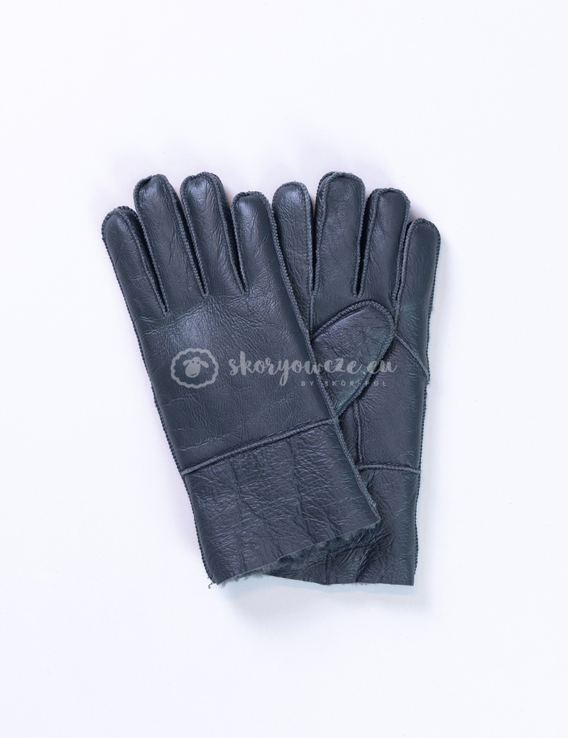 Men's classic graphite lambskin gloves Men's classic graphite lambskin gloves