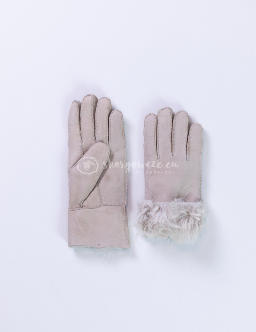 Women's light grey lambskin gloves Women's light grey lambskin gloves