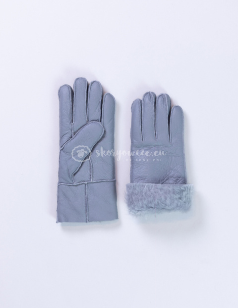 Women's light blue lambskin gloves Women's light blue lambskin gloves