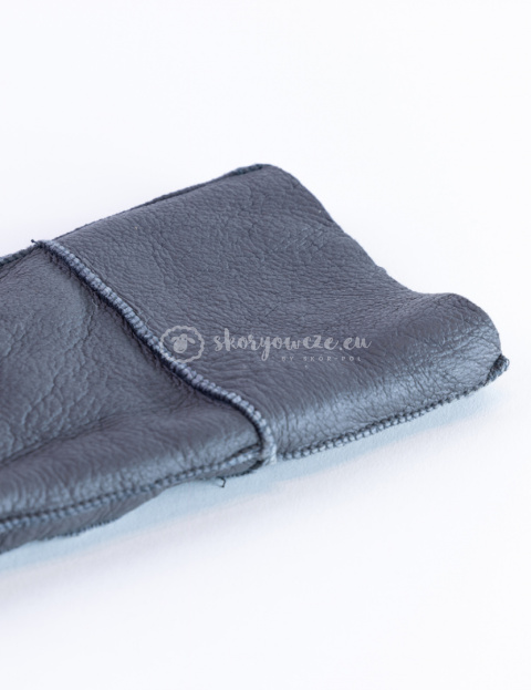 Women's navy blue lambskin gloves Women's navy blue lambskin gloves