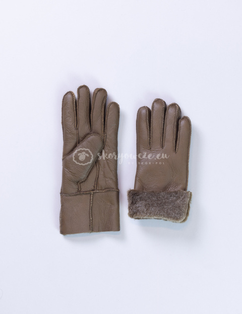Women's brown lambskin gloves Women's brown lambskin gloves