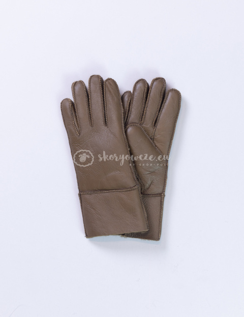 Women's brown lambskin gloves Women's brown lambskin gloves