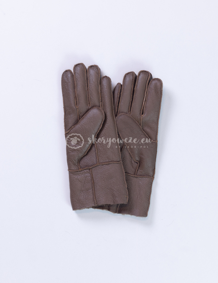 Women's dark brown lambskin gloves Women's dark brown lambskin gloves