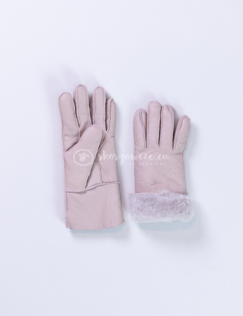 Women's light pink lambskin gloves Women's light pink lambskin gloves