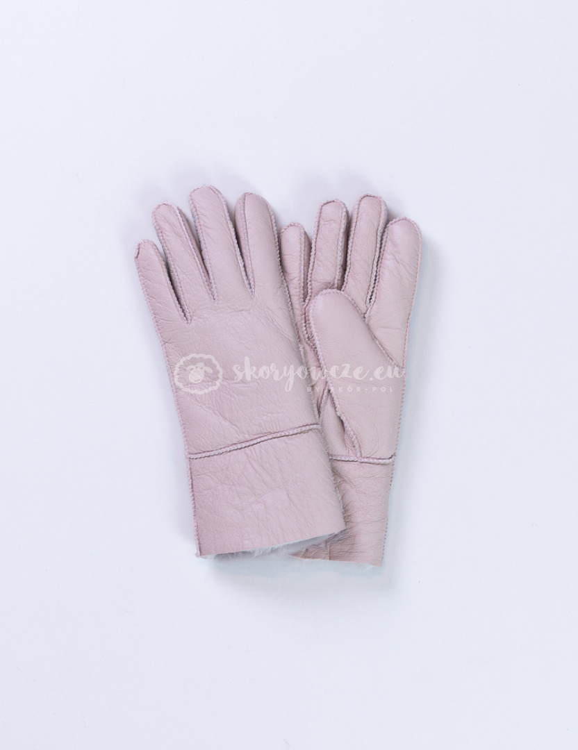 Women's light pink lambskin gloves Women's light pink lambskin gloves