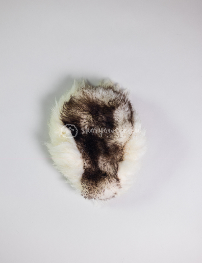Bicycle seat cover - white mix, mouflon Bicycle seat cover - white mix, mouflon