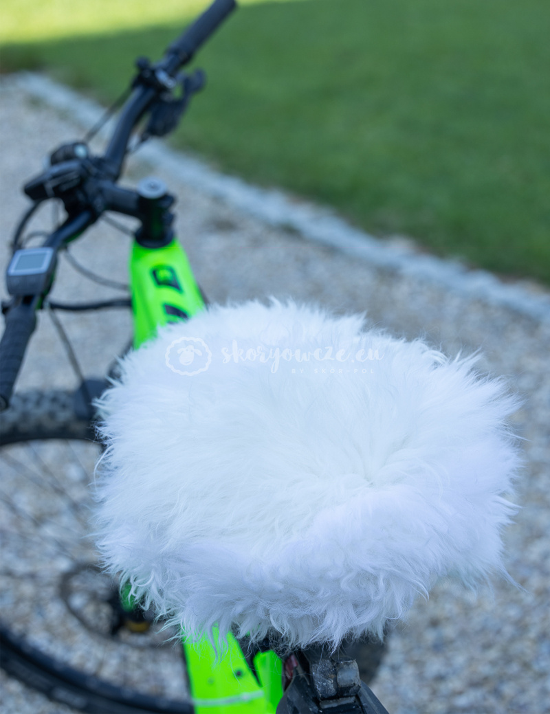 Bicycle seat cover - white Bicycle seat cover - white