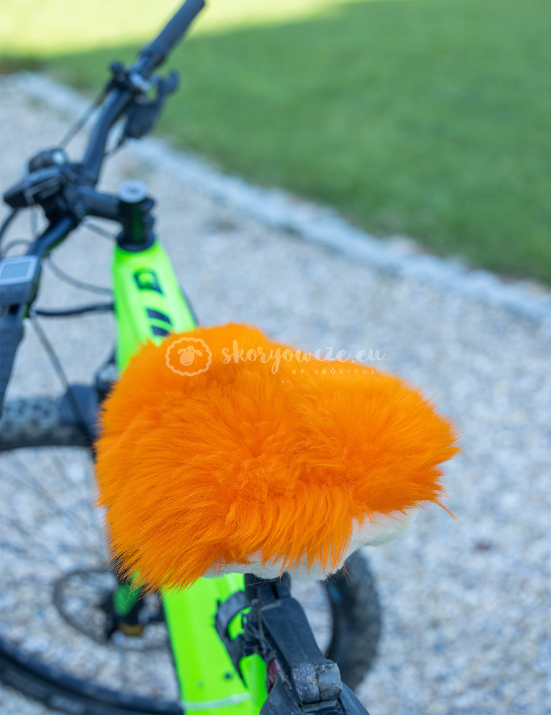 Bicycle seat cover - orange mix Bicycle seat cover - orange mix