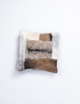 Decorative pillow made of goatskin 40x40 cm