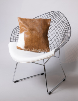 Decorative pillow made of goatskin 40x40 cm