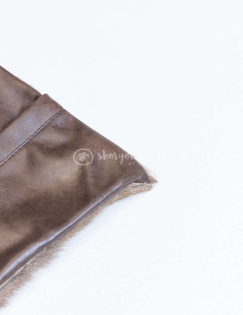 Decorative pillow made of goatskin 40x40 cm Decorative pillow made of goatskin 40x40 cm
