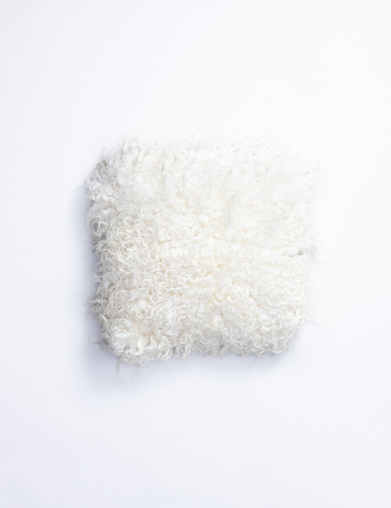 Decorative Sheepskin Pillow / Black Decorative Sheepskin Pillow / Black