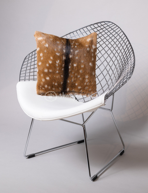 Decorative Sheepskin Pillow / Black Decorative Sheepskin Pillow / Black