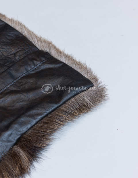 Decorative Sheepskin Pillow / Black Decorative Sheepskin Pillow / Black
