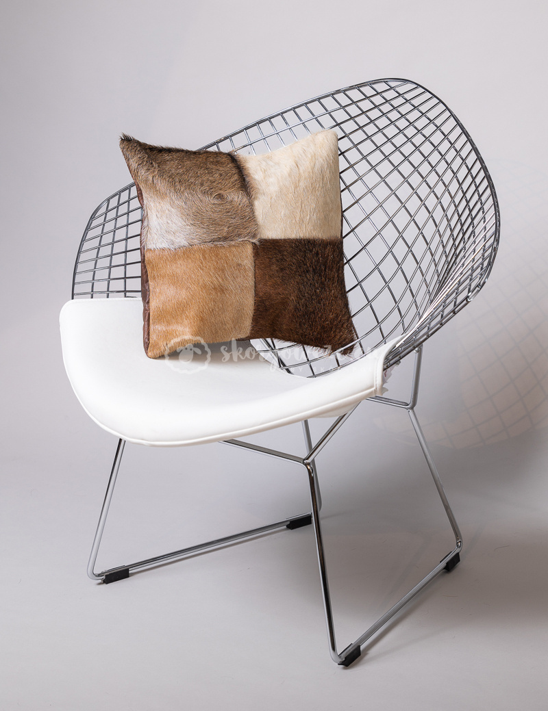 Decorative pillowcase cow leather 40x40 cm Decorative pillowcase cow leather 40x40 cm
