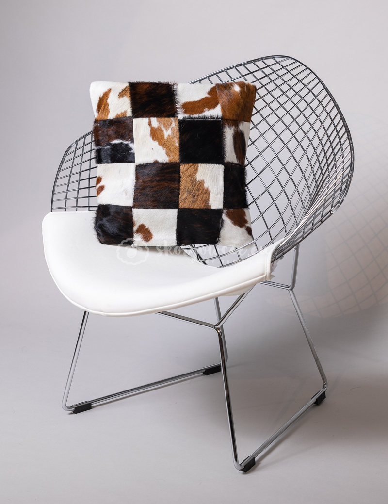 Decorative pillowcase cow leather 40x40 cm Decorative pillowcase cow leather 40x40 cm