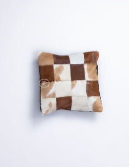 Decorative pillowcase cow leather 40x40 cm