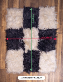 Decorative bedspread / real fox fur blanket 160x200 #barbie pink