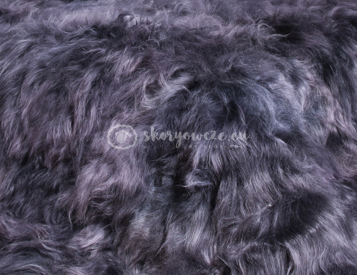 Bedspread made of Icelandic sheepskin steel color 180x200 Bedspread made of Icelandic sheepskin steel color 180x200