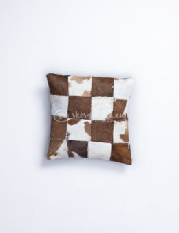 Decorative pillowcase cow leather 40x40 cm