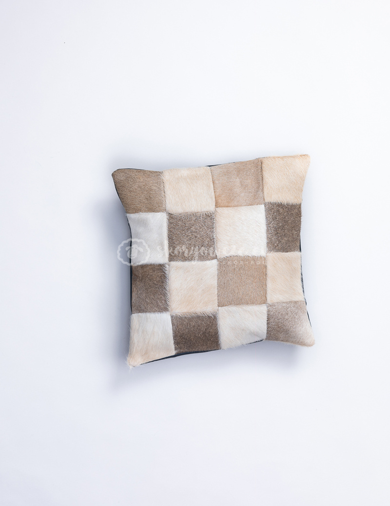 Decorative pillowcase cow leather 40x40 cm Decorative pillowcase cow leather 40x40 cm