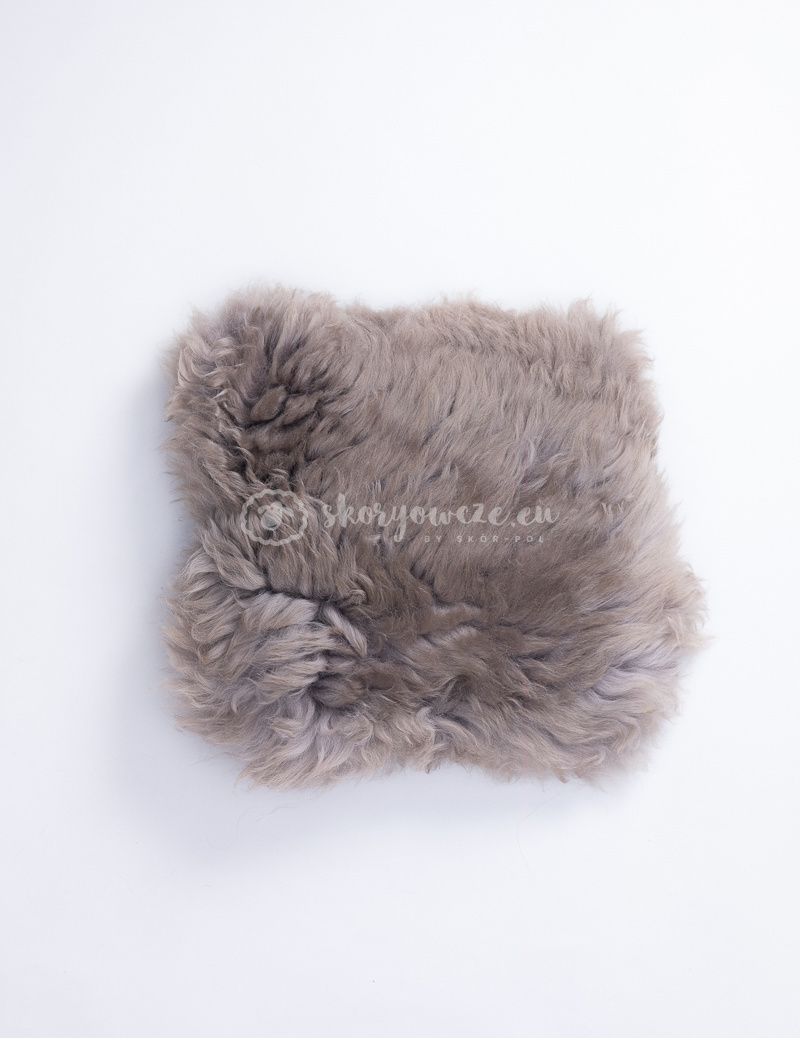 Decorative Sheepskin Pillow / Black Decorative Sheepskin Pillow / Black