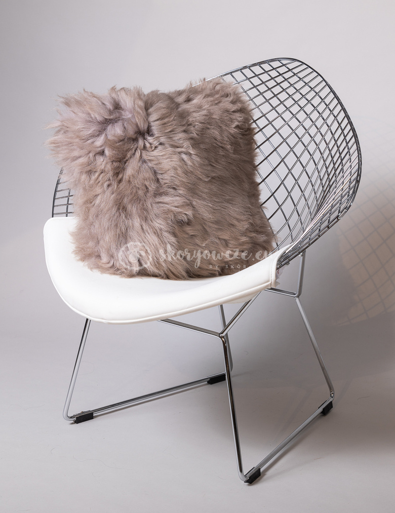 Decorative Sheepskin Pillow / Black Decorative Sheepskin Pillow / Black