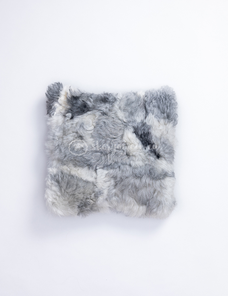 Decorative Sheepskin Pillow / Black Decorative Sheepskin Pillow / Black