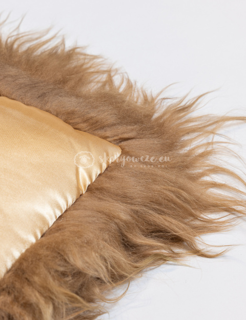 Decorative Sheepskin Pillow / Black Decorative Sheepskin Pillow / Black