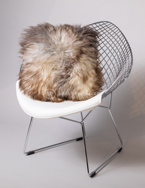 Decorative Sheepskin Pillow / Black Decorative Sheepskin Pillow / Black