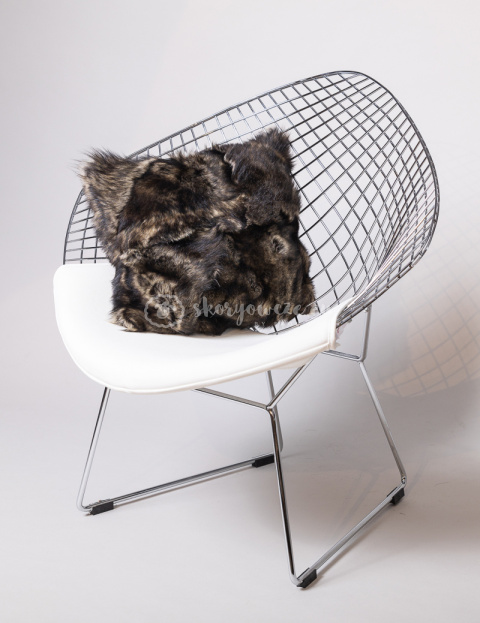 Decorative Sheepskin Pillow / Black Decorative Sheepskin Pillow / Black