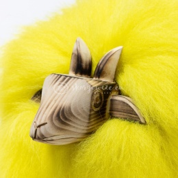 Baranek dekoracyjny / żółty