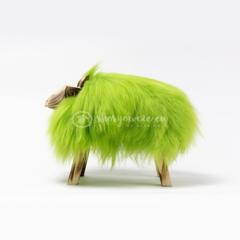 Baranek dekoracyjny / zielony