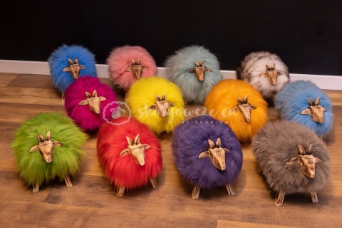 Baranek dekoracyjny / czerwony