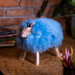 Baranek dekoracyjny / jasno niebieski