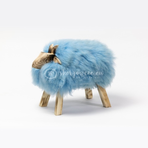 Baranek dekoracyjny / jasno niebieski