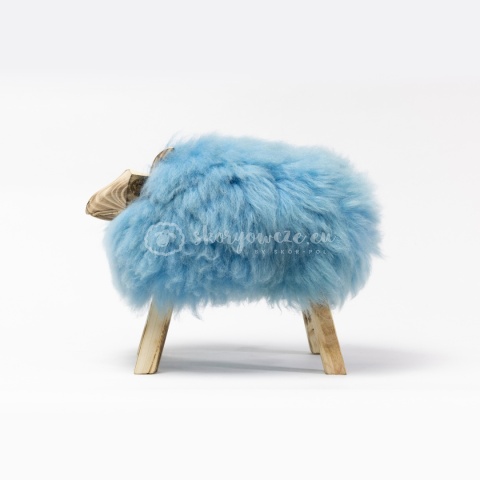 Baranek dekoracyjny / jasno niebieski