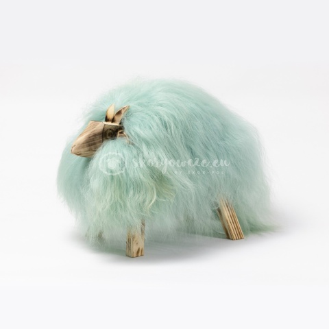 Baranek dekoracyjny / miętowy