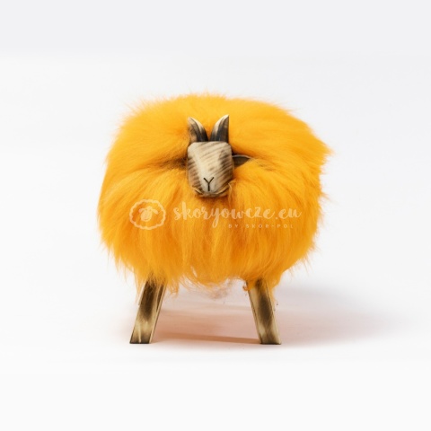 Baranek dekoracyjny / pomarańczowy
