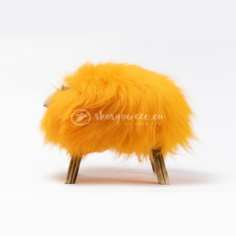 Baranek dekoracyjny / pomarańczowy