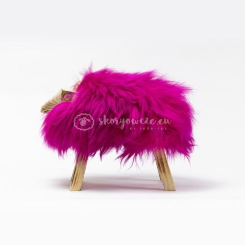 Baranek dekoracyjny / fuksja