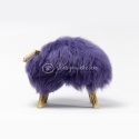 Baranek dekoracyjny / fioletowy