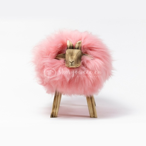 Baranek dekoracyjny / różowy