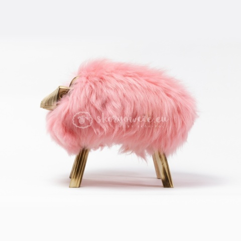 Baranek dekoracyjny / różowy