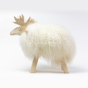 Renifer dekoracyjny / biały