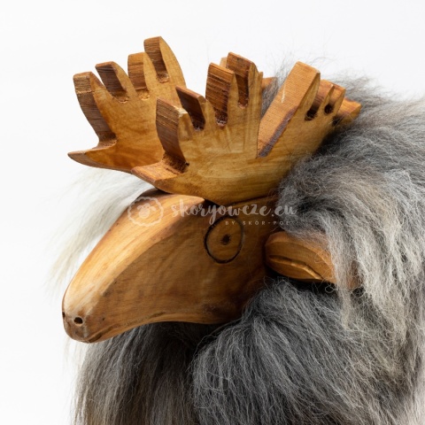 Renifer dekoracyjny / multicolor szary