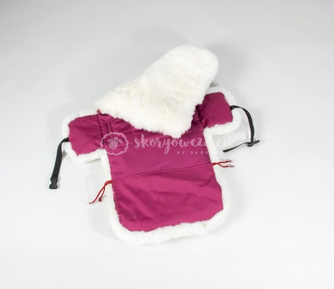 Wkładka do fotelika z zapięciem / Bordowa