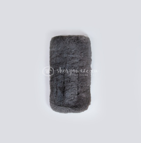 Wkładka do fotelika ze skóry owczej / Czarna